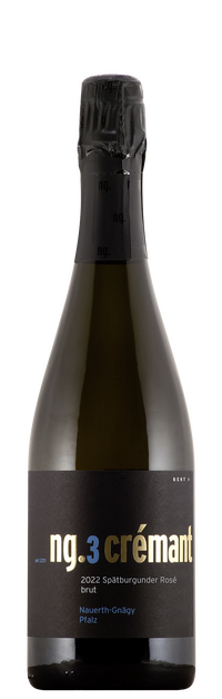 2023 Crémant Spätburgunder rosé  brut / Weingut Nauerth-Gnägy / Schweigen-Rechtenbach
