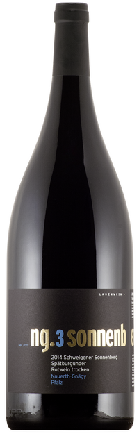 2014 Sonnenberg Spätburgunder Rotwein trocken MAGNUM / Weingut Nauerth-Gnägy / Schweigen-Rechtenbach