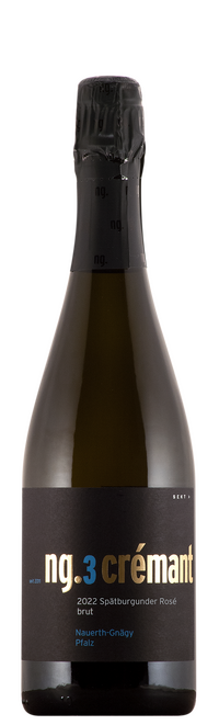 2022 Crémant Spätburgunder rosé  brut / Weingut Nauerth-Gnägy / Schweigen-Rechtenbach