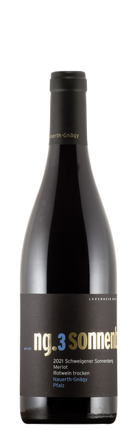 2021 Sonnenberg Merlot Rotwein trocken / Weingut Nauerth-Gnägy / Schweigen-Rechtenbach