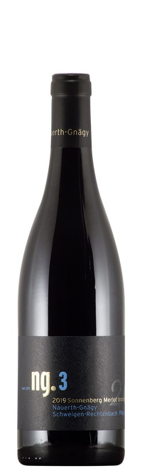 2021 Sonnenberg Merlot Rotwein trocken / Weingut Nauerth-Gnägy / Schweigen-Rechtenbach