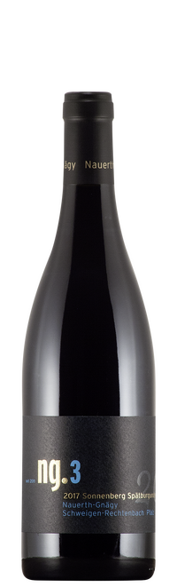 2019 Sonnenberg Spätburgunder Rotwein trocken / Weingut Nauerth-Gnägy / Schweigen-Rechtenbach